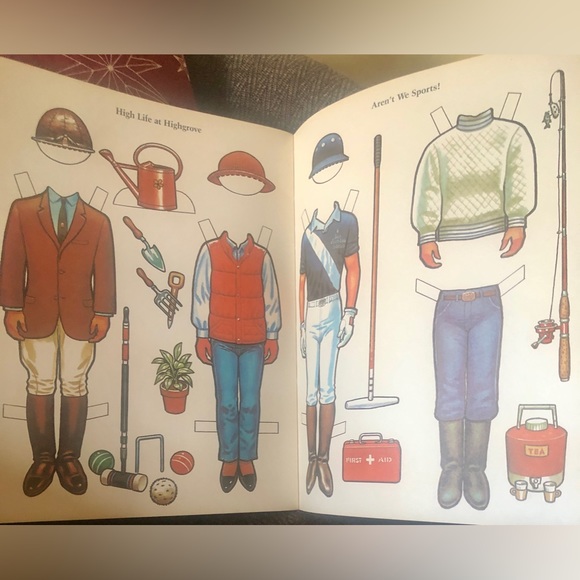 Vintage Chuck & Di have a Baby ! Baby Doll Book - Picture 5 of 12